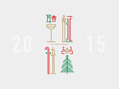 Christmas - 2015 christmas design festival graphic illustration typography