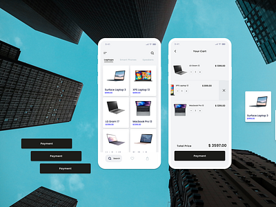 E-Commerce Technology Mobile App app design ui ux