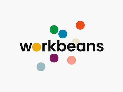 Workbeans branding identity logo design