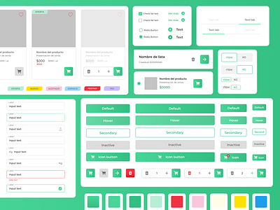 Kip | Design system app buttons design design system inputs interface ui web