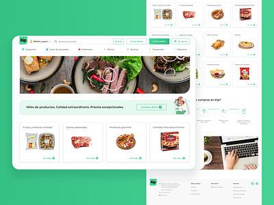 Kip | Web e-commerce app design ecommerce groceries store interface shopping supermarket ui ux web