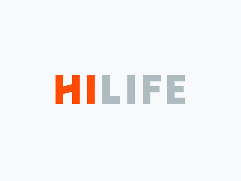 HILIFE Logo Bump animation anticipation bounce hilife logo stretch