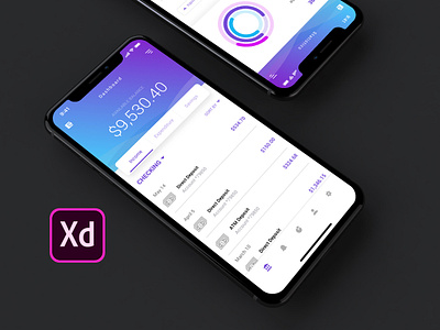 Peak Finance App Concept | Adobe Design Creative Challenge adobe xd concept app design finance finance app interaction design ui ux workflow