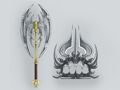 Weapons Concept Art art artwork concept concept art concept design design game game art game design illustration photoshop video game