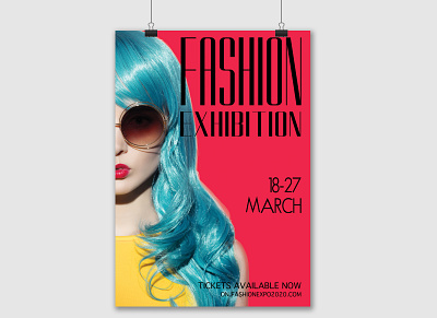 Poster Design for a Fashion Show art artwork branding design fashion fashion show illustration photoshop poster poster art poster design typography