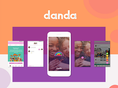 Danda | LGBTQ+ App branding lgbt lgbtq mobile app product design social app social media ui design ui web design ux ui ux design