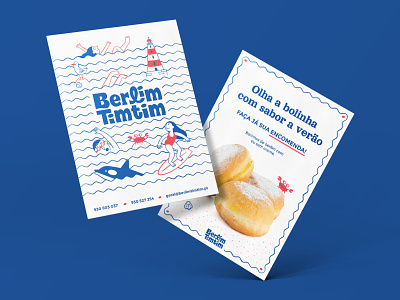 Berlim Timtim bakery branding drawing flyer illustration illustrator offline photoshop sweets vector
