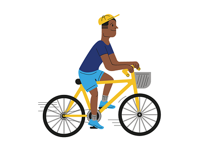 Andante 02 bycicle character characterdesign illustration illustrator people transportation vector