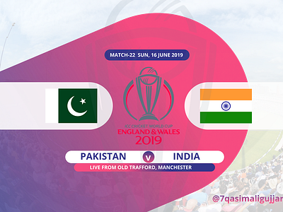 Cricket worldcup 2019 graphics by Qasim Ali on Dribbble