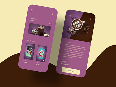 Kit Kat App app chocolate design figma figmadesign kitkat mobile mobile ui product shop ui uidesign uiux
