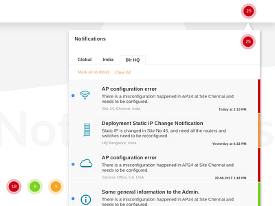 Dashboard Notification 2 dashboard notification ui ux webapp