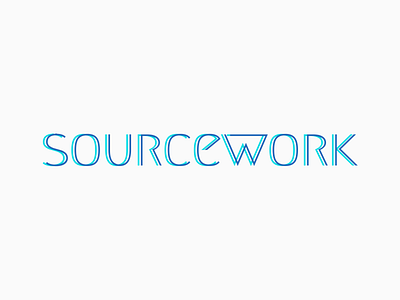 Sourcework Company Logo branding company freelance logo source work