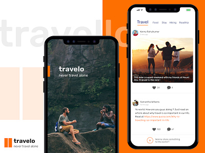 Travelo app - Never Travel Alone