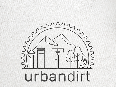 urbandirt logo brand identity illustration logo