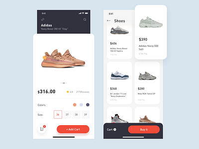 Are you a shoe lover? ui ux 设计