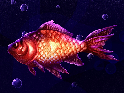 Fishy Chipper drawing fish illustration