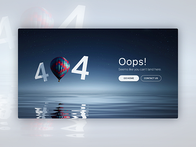 404 Page Concept