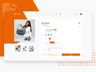 Shopping Page Concept concept design ui ui concept ui design web design