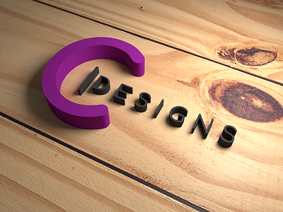 C Designs (3D Model) 3d art 3d models branding branding design