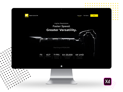 Nikon Web Homepage Concept