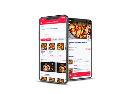 Order Food Online App adobe xd app ui finance order order food
