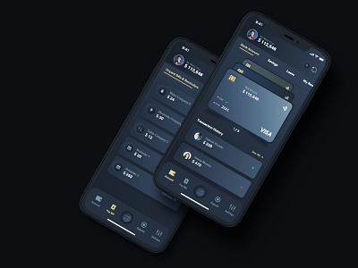 Banking App With Pay Bill Features | UI Design app interface finance app interface mobile banking uidesign uiux uiuxdesign
