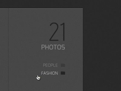 Photo Theme dark grey photo theme