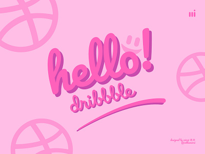 hello dribbble! adobe illustrator affinity designer creative debut design dribbble first shot graphic design graphic designer hello dribbble visual creation