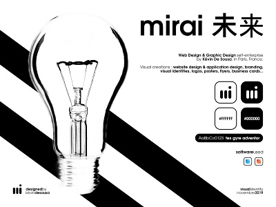 mirai 未来 // branding