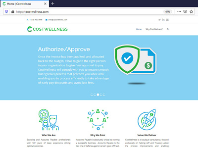 Costwellness Website icon design webdesign website website design wordpress