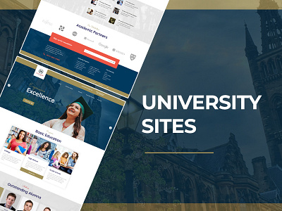 University Sites front end development uiux uxdesign webdesign