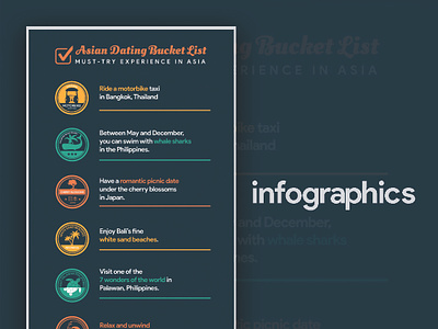 Infographics design front end development illustration info graphic web design