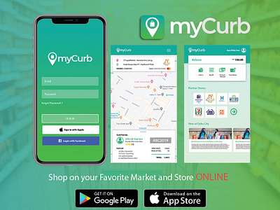 My Curb UX/UI Mobile Design android app design branding front end development mobile design mobile ui ui ux uxdesign
