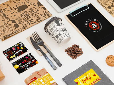 AKYS Fast Food art creative art digital art food coma food illustrations fresh graphic design graphic designers illustrations typography