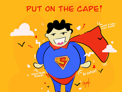 Day 13: put on the cape. Be powerful