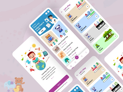 Best UI for Kids Learning App app development for kids app development market for kids kids app development kids mobile app