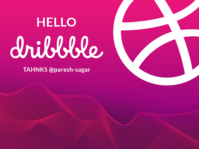 Hello Dribbble, I'm Mayur!! app branding design dribbbble dribbble app icon illustration invitation logo typography ui ux ui ux design vector