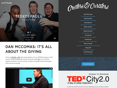 TEDxDePaulU: Creators & Curators