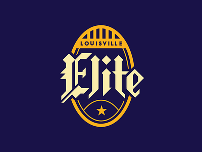 Elite blackletter elite kentucky logo louisville mls soccer sports usl