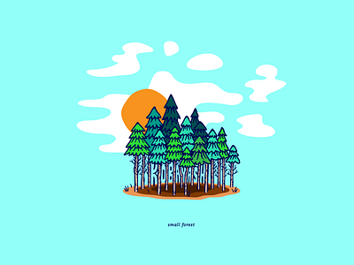 My Friend Kobayashi fun hidden words illustration pals trees typography