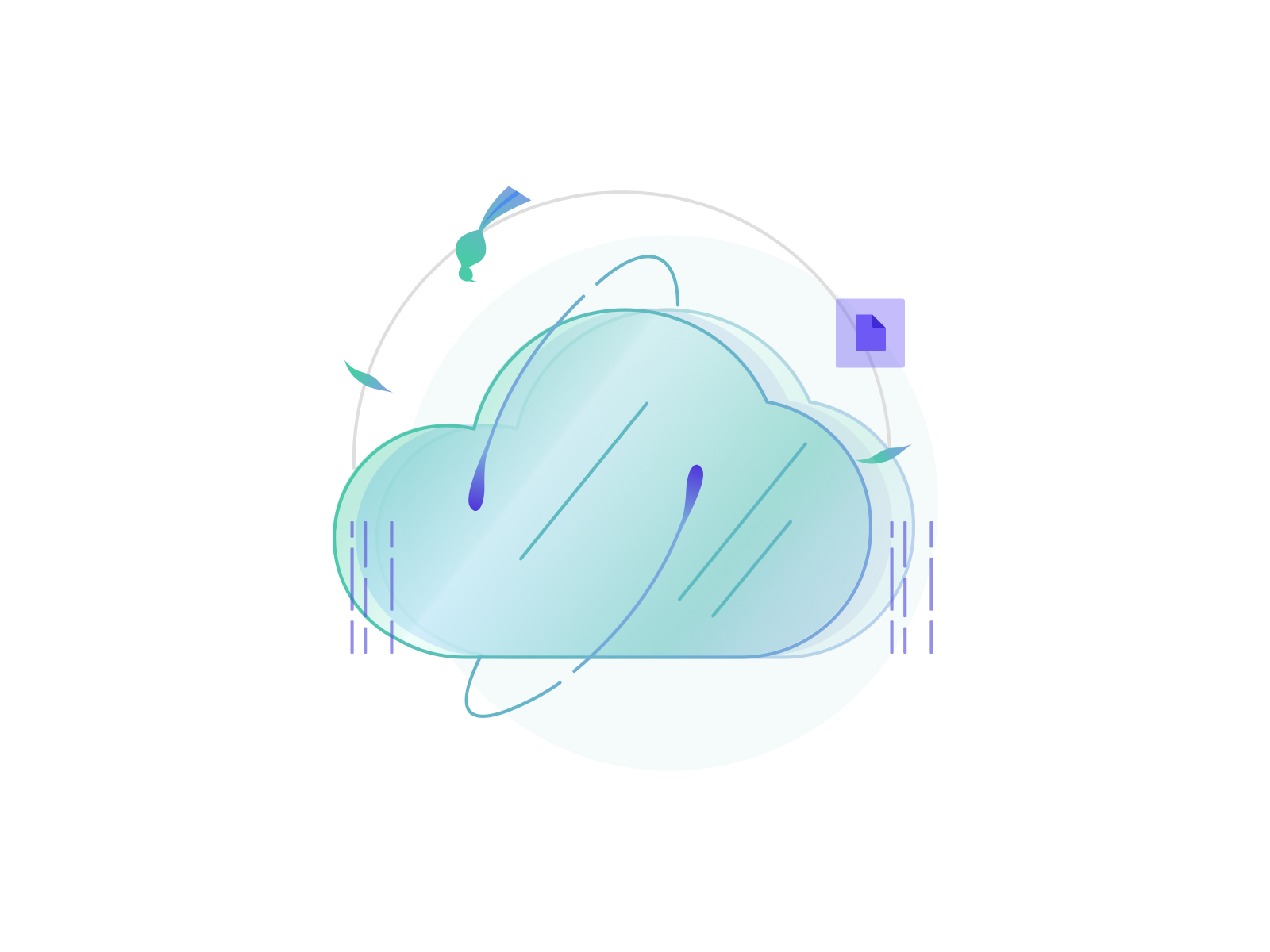 Cloud by Erinzmq on Dribbble