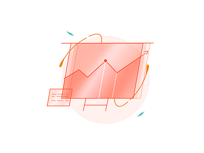 Presentation icon illustration ui