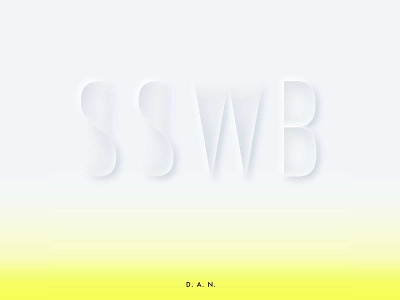 Album cover design challenge / "SSWB" design graphic graphic design neumorphic design neumorphism redesign typography