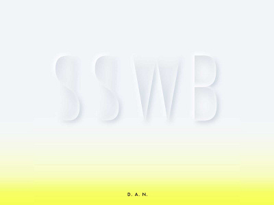 Album cover design challenge / "SSWB"