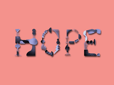 HOPE design graphic graphic design procreate typography