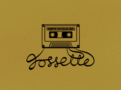 GOSSETTE TAPE RECORDS branding design graphic graphic design logo typography