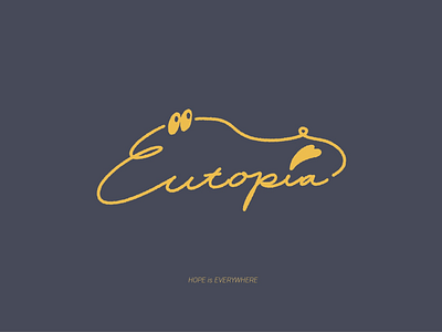 Eutopia design graphic graphic design illustration procreate typography