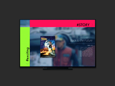 Daily UI #025_TV App animation dailyui design gif movie tv app uidesign