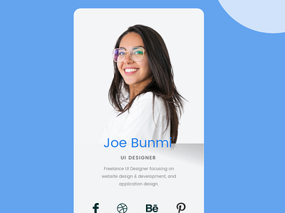 User Profile Design