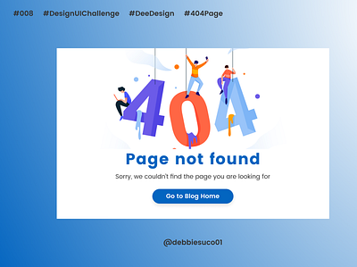404 page design 008 daily 100 challenge dailyui design figmadesign ui vector